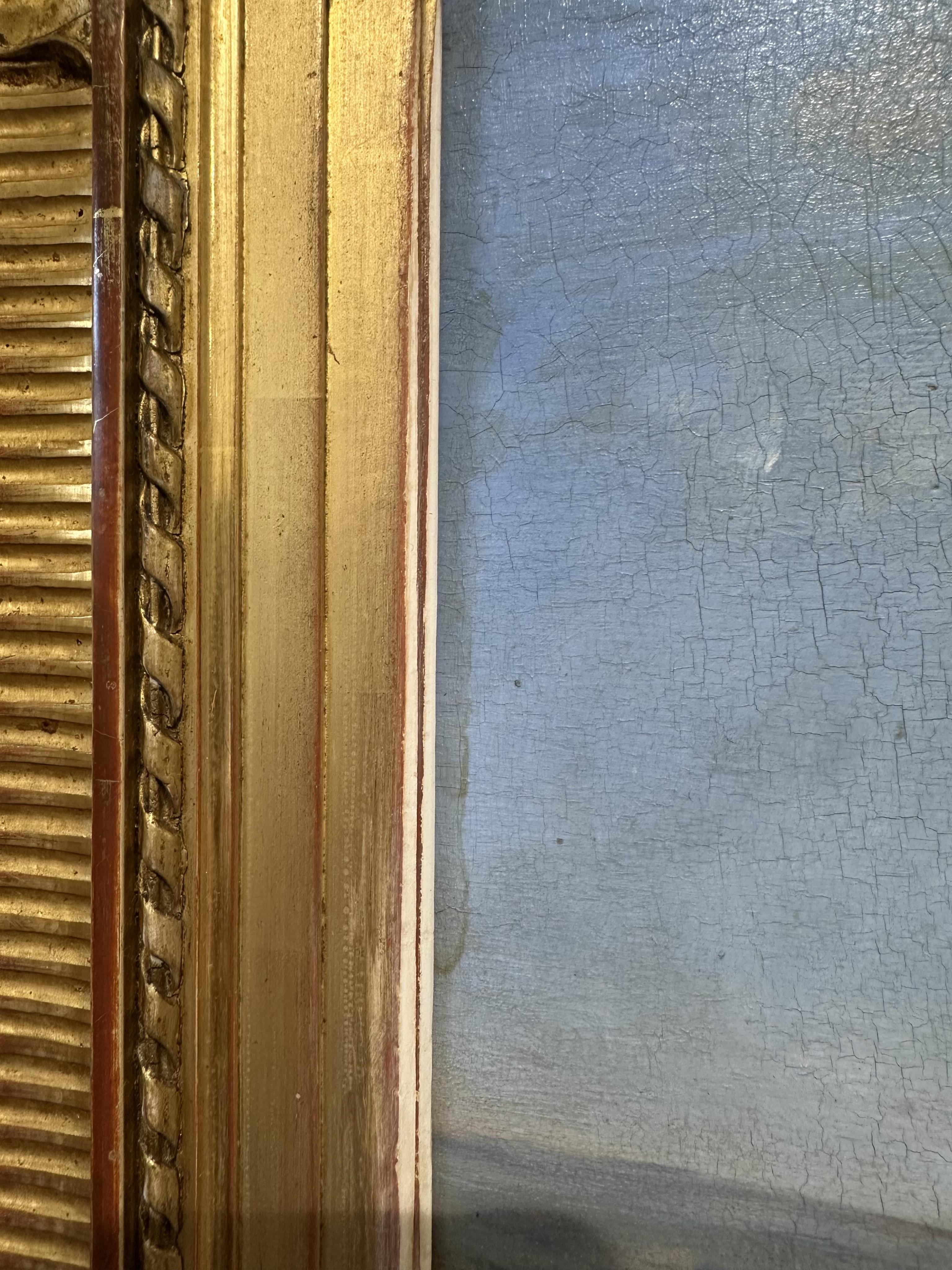 Victor-Pierre Huguet, French 1835-1902, Orientalist scene with Arabs on horseback